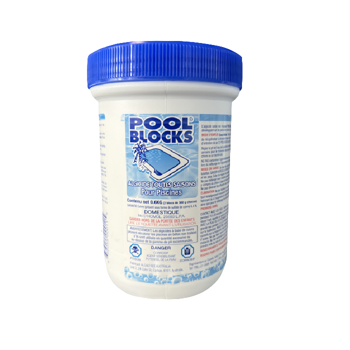 Clear Pool Blocks Pool Blocks Algaecide Pucks 600g-2pack – swimandspas.ca